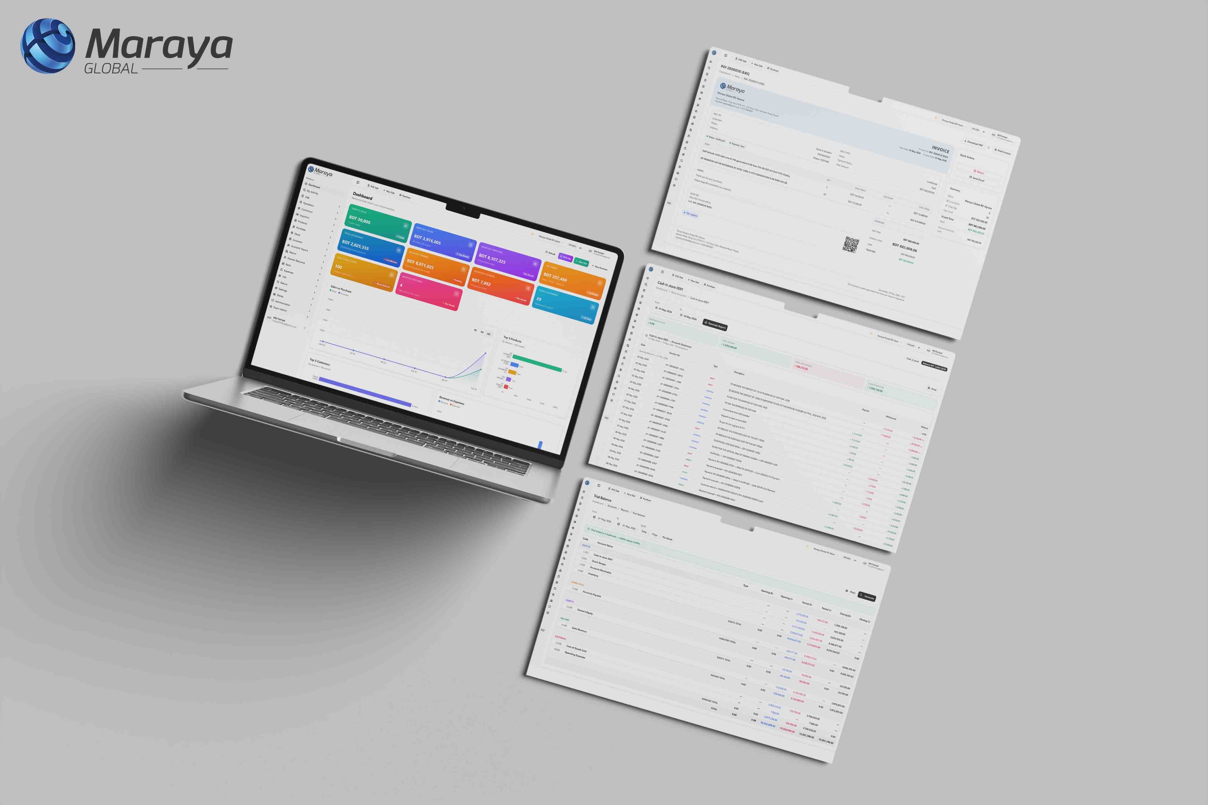 Maraya Global ERP preview